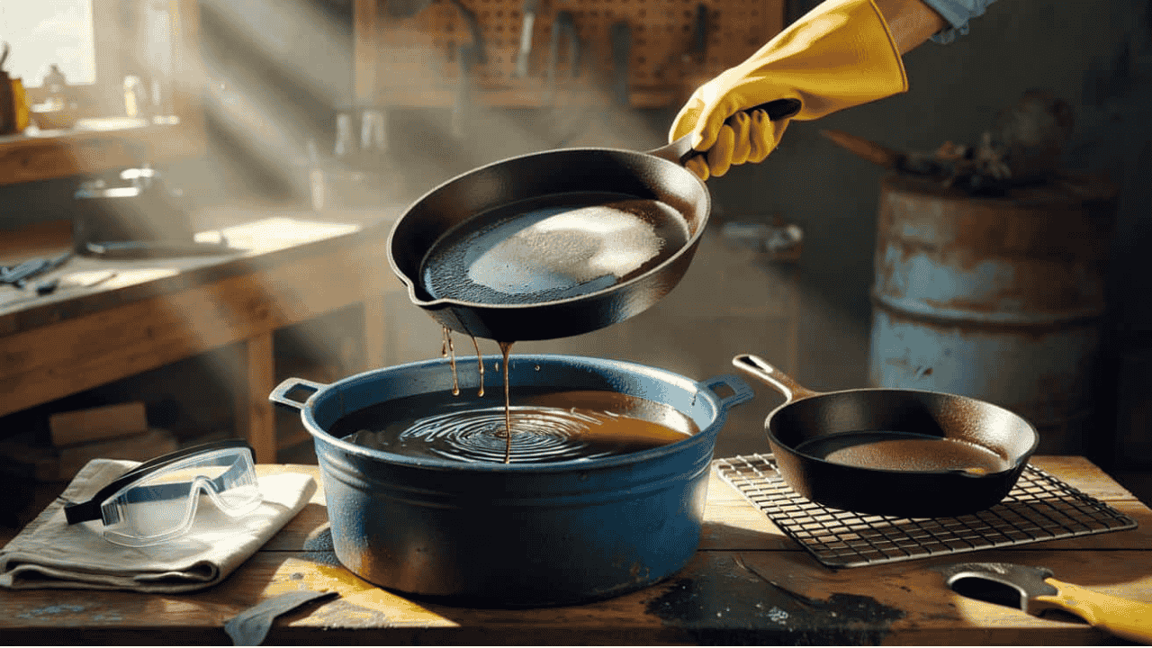how-to-reseason-old-skillet