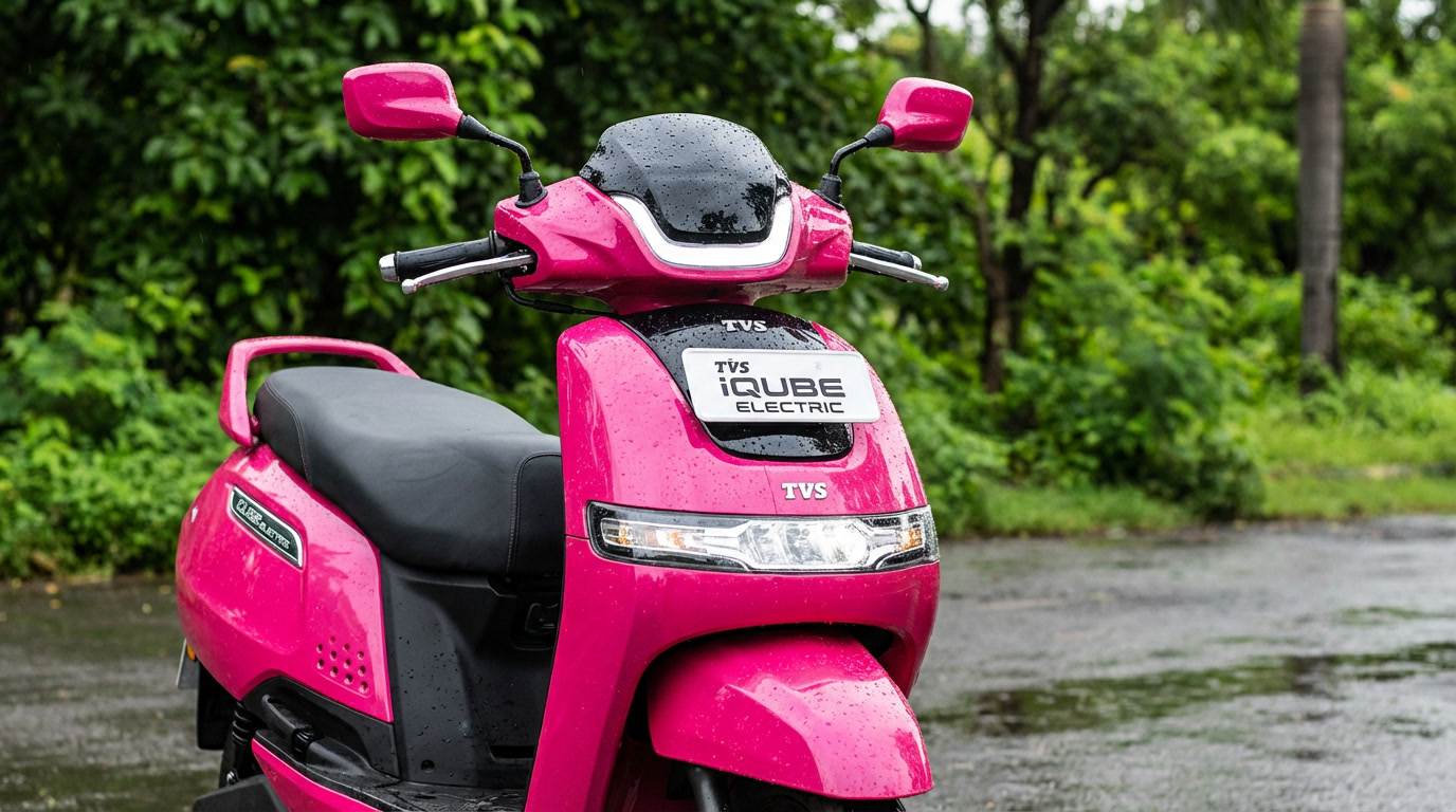 TVS iQube Electric 2025 Now Tax-Free: 4.4kW Motor, 520KM Range and 1-Hour Fast Charging at ₹55,499